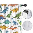 thumbnail image 4 of Blackout Kids Curtains,Colorful Dinosaur Assortment Pattern Childrens Insulated Curtains Set Of 2,Bedroom Essentials,Toddler Room Decor 52"x63", 4 of 5