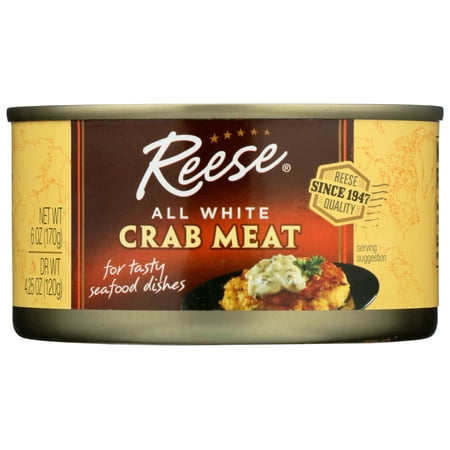 Reese Crab Meat, All-White, 4.25 Oz