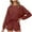 Red, variant on Scyoekwg Women Tracksuits 2 Piece Set Solid Color Fall Outfits Crewneck Long Sleeve Sweatshirts Shorts Sports Outfits Casual Fashion Loose Tracksuit Set (Beige,S)