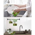 thumbnail image 5 of St. Patrick's Day Kitchen Dish Towels for Drying Dishes Set of 4, Green Lucky Clovers Dog Waffle Weave Microfiber Hand Tea Bathroom Towels Quick Dry & Absorbent Towel 15.7x23.6, 5 of 7