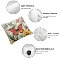 thumbnail image 6 of BANET Flower Decorative Set of 2 Throw Pillows Pillowcases Cushion Covers for Couch Bed Sofa Chair Home Decor 20x20in, 6 of 7