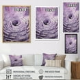 thumbnail image 4 of Designart "Dreaming In A Lyrical Purple Dream" Abstract Spirals Floater Framed Wall Art Prints, 4 of 5