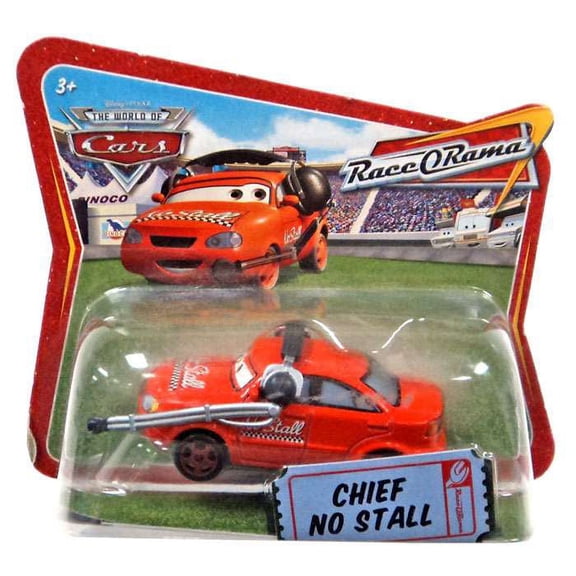 Disney / Pixar Cars Race-O-Rama Chief No Stall Diecast Car (Checkout Lane Package)