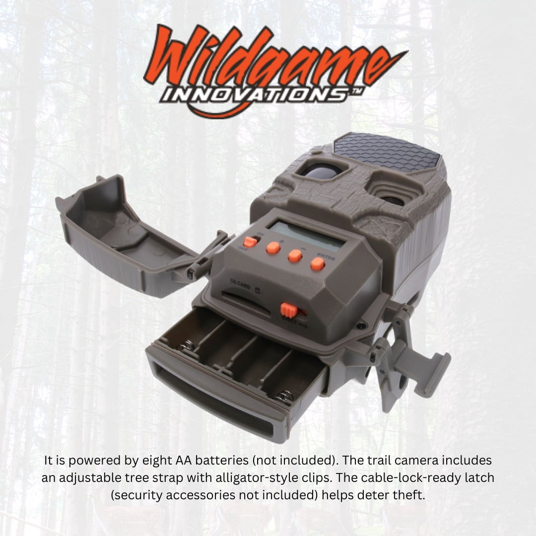 Wildgame Innovations Kicker 2.0 Lightsout Trail Camera with 18MP Resolution and 720p Video Capture (6-Pack) Bundle with All-In-One Card Reader and 32GB Ultra SDHC UHS-I Memory Card (13 Items)