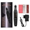 thumbnail image 1 of Taladro eléctrico para uñas, herramientas para uñas acrílicas, kit de uñas eléctrico portátil profesional, juego de cuidado de uñas con forma de bolígrafo (negro), 1 of 5