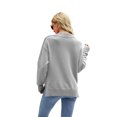 thumbnail image 6 of Sedceaty Women Fashion Valentine's Day Sweater Heart Lips Print Round Neck Long Sleeve Knitted Tops Autumn Winter Casual Pullovers, 6 of 7