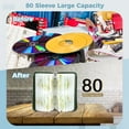 thumbnail image 5 of CD Case 80 Capacity Hard Shell DVD Case VCD Binder Wallet Storage Organizer Booklet, 5 of 7
