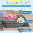 thumbnail image 6 of Xilingol Kids Play Couch, 8Pcs Convertible Sofa for Creativity & Imagination，Child Sectional Sofa, Foam Kids Modular Couch, 50”x28.5"x19", Grey, 6 of 7