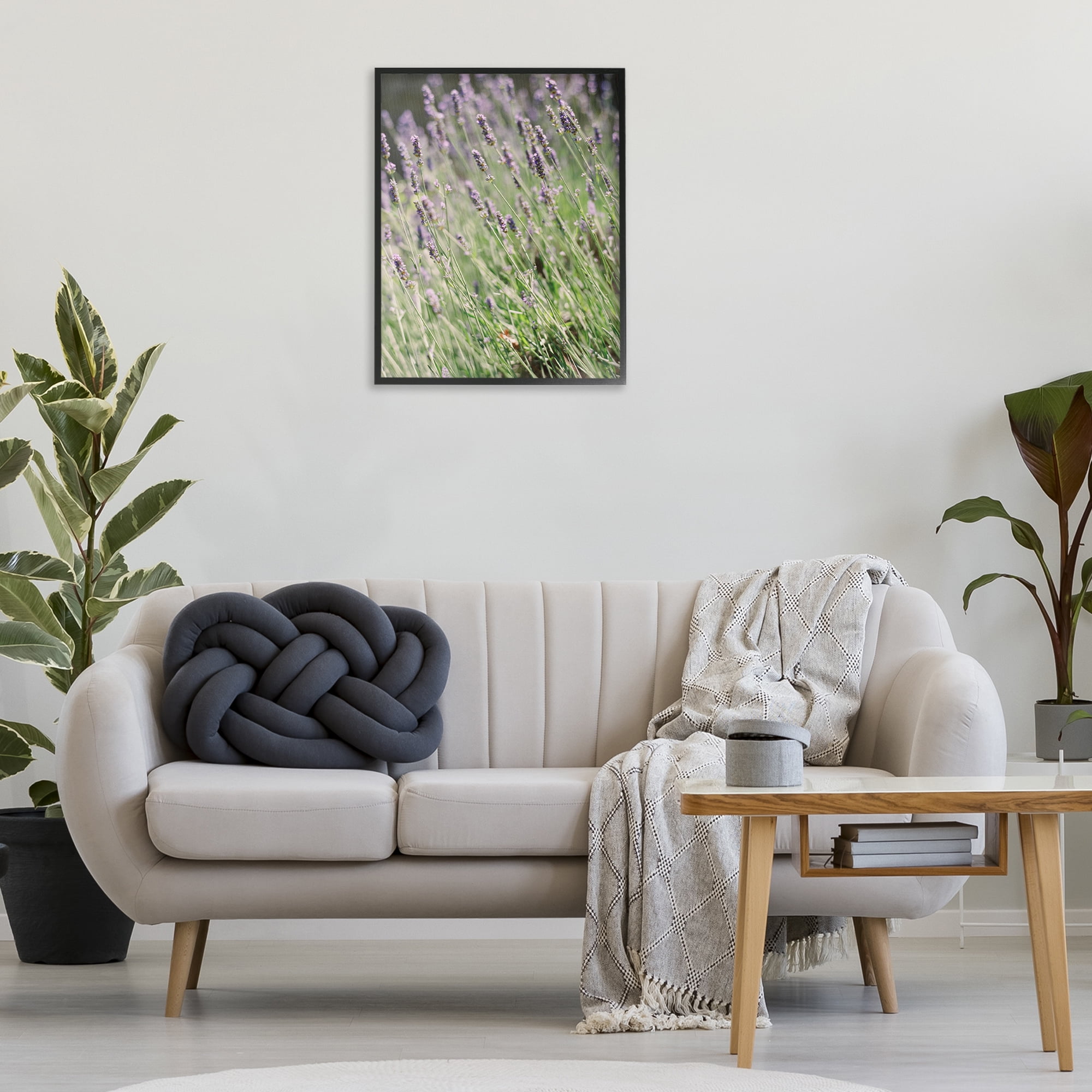 Stupell Industries Country Lilac Garden Botanical & Floral Photography Black Framed Art Print Wall Art, 24 x 30