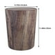 thumbnail image 2 of IDEANATEGRATE Trash Can for Bathroom with Vintage Wood Grain Large Capacity and Brown PP Material, 2 of 6