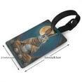 thumbnail image 2 of Sikiie Moon Night Sky Cute Rabbit Luggage Tags Privacy Cover ID Label Suitcase Tags Identifiers For School Bags,Suitcases, 2 of 7