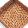 thumbnail image 5 of attan Square Napkin Holder, 7.5x7.5x2.5 Inch Woven Paper Napkin & Guest Towel Tray for Kitchen, Dining Table, or Bathroom, 5 of 8