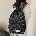 thumbnail image 4 of Fgnfyis Backpack for Girls Stylish Womens Bow Cute Shoulder Bag for Daily Use Commute Work Travel School Versatile Carryall Kindergarten Backpack Black, 4 of 8