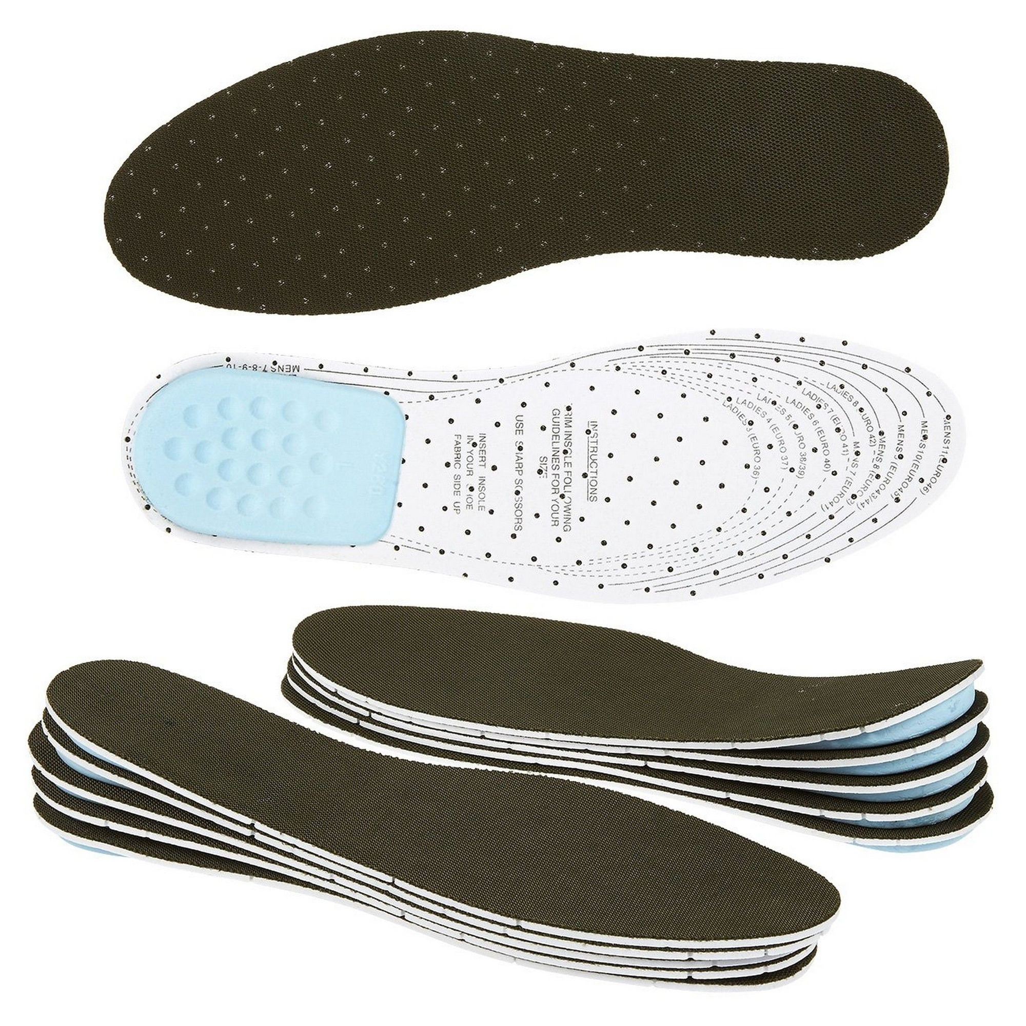 Pack of 12 Height Increase Insoles - DIY Customizable Fabric Odor