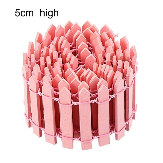 Elroy Miniature Garden Fence Succulents Potted Flower Bonsai Decorative Mini Wooden Fence