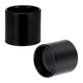 thumbnail image 1 of Anillo de sombra de socket de luz Uxcell, partes de soporte de lámpara colgante de metal de 50 mm, negro 2Pcs, 1 of 7