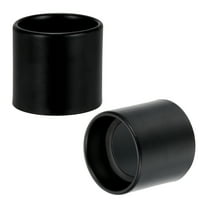 Uxcell Light Socket Shade Ring, 50 mm Metal Hanging Lamp Holder Parts, Black 2Pcs