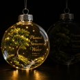 thumbnail image 6 of Light Up Religious Christmas Ornament Ball,Psalm 1:3 Scripture Tree of Life Design LED Hanging Bauble,Transparent Holiday Tree Mantel Decor,E, 6 of 6