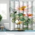 thumbnail image 1 of Cqxid Shower Curtain Under $15 Bathroom Shower Curtain Abstract Plant Flower Color Shower Curtain Bathroom Partition Curtain Waterproof Polyester Cloth Door Curtain, 1 of 6