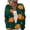 C4 Dark Green, variant on CONZONE Halloween Womens Cardigan Graphic Open Front Knit Cardigan Sweaters for Women Button Down Long Sleeve Fall Winter Outwear Coat