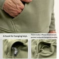 thumbnail image 2 of Men's Athletic Fleece Hoodie Long Sleeve Warm Pullover with Kangaroo Pocket, 2 of 5