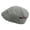 Slate Grey, variant on Drink Embroidered Big Size Men's Linen Ivy Cap - Khaki 2XL-3XL
