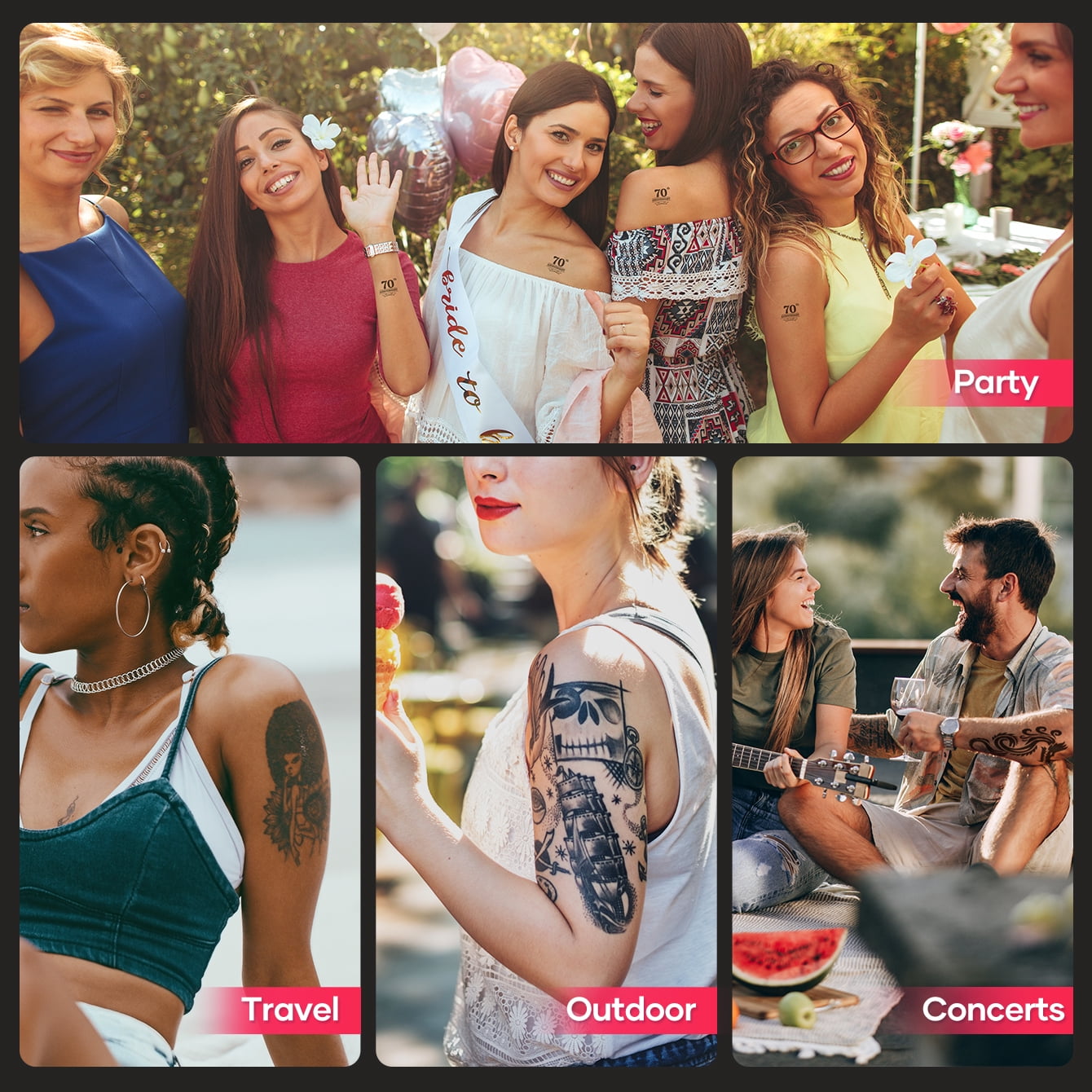 MT660 Wireless Tattoo Stencil Printer, Portable Thermal Transfer Machine with Bluetooth & USB, 10Pcs Stencil Paper Included, Compatible with iPhone/Android/PC, Black