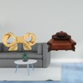 thumbnail image 2 of Asa de mueble,Tirador de latón con forma de lazo para muebles o armario,Sofá miniatura para muñecas,Muebles para casa de muñecas,sofá europeo,decoración de modelo,Sillón individual, 2 of 8