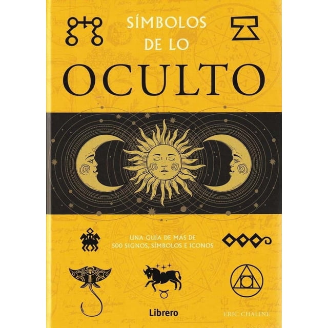 Símbolos de lo oculto Librero Pasta Dura