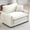 Beige, variant on YWEN Oversized Upholstered Single Sofa Chair,Corduroy Deep Seat Accent Chair with Pillow and Thicked Cushions,Comfy Wide Armchair for Living Room Bedroom Office Apartment