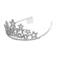 thumbnail image 2 of Diadema de corona nupcial feliz cumpleaños fiesta tiara Afortunado Sencillez, 2 of 3