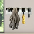 thumbnail image 3 of sunsanly Piano Wooden Coat Rack Storage Hook Creative Shape Strong Load-bearing Wall Mounted Coat Hook Hanger Wall Decoration, 3 of 7