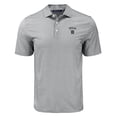 thumbnail image 2 of Men's Cutter & Buck Black Texas Rangers Big & Tall Pike Eco Diamond Dot Print Polo, 2 of 3