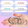 thumbnail image 3 of RENACLIPY 4Pcs Cello Strings Set Advanced Strings for Cello Players Clear Sound Silver 5.9X5.5X0.04In, 3 of 8