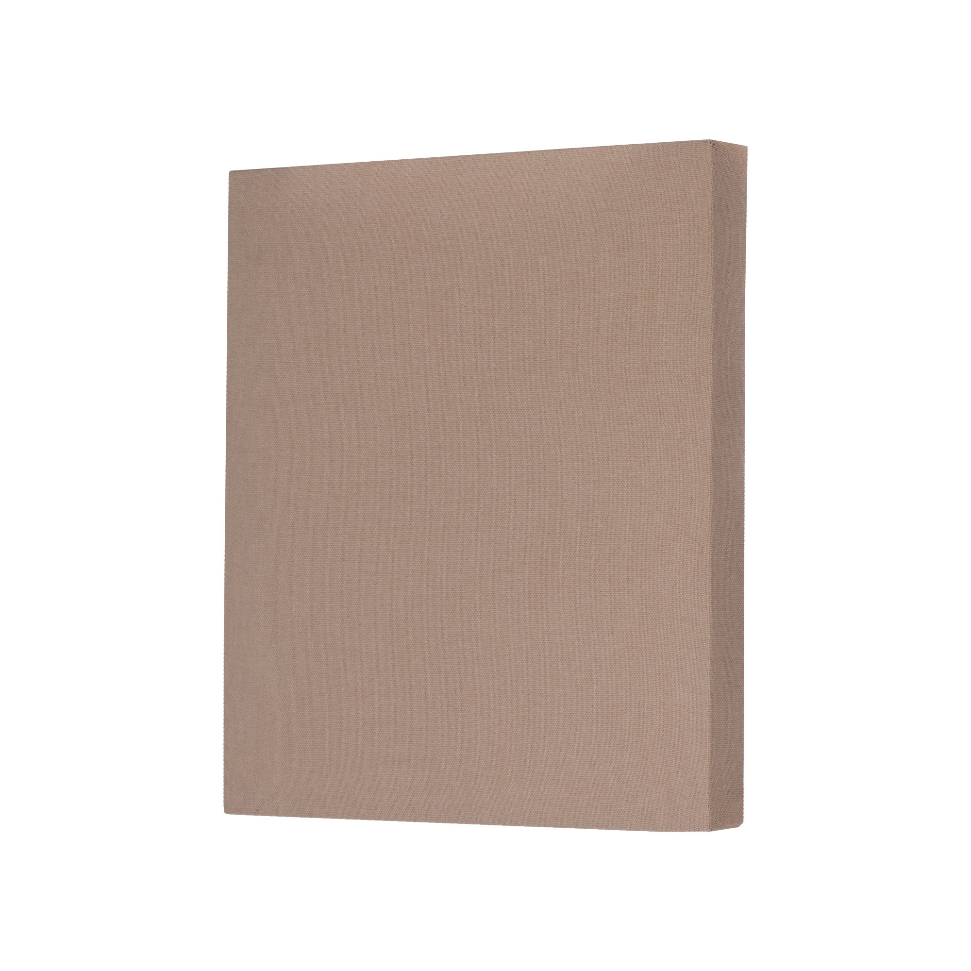 ATS Acoustics Tackable Acoustic Panel 24" x 24" x 2" Sound Absorbing Professional Studio Quality Tack Board Wall Panel (Tan)