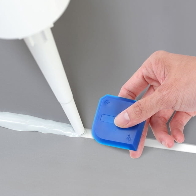 Kit de Herramientas de Calafateo de Silicona, Raspador de Cemento de Vidrio para Eliminación de Sellador Domémico