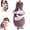 Eggplant, variant on Hugging Pillow with Warmth and Rhythmic Patting, Plush Sleep Aid Comfort Companion for Adults, Large Soft Animal Plushie Gift