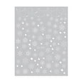 thumbnail image 1 of Christmas White Snowflake Crystal Face Decoration Sticker, 1 of 8