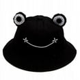 thumbnail image 1 of CartoonFrogBucketHat,UnisexSummerSunHatForAdults,FoldableWideBrimFishermanHat, 1 of 4