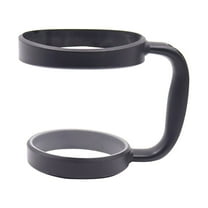 30 oz Tumbler Handle Stainless Steel Mug Handle Upgrade Anti- Adjustable Travel Mug Handle (Black)
