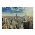 thumbnail image 1 of NYC Scene Cutting Board, City Empire State Building Busy Urban Metropolitan Setting Photo, Decorative Tempered Glass Cutting and Serving Board, in 3 Sizes, by Ambesonne, 1 of 2