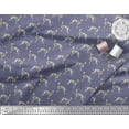 thumbnail image 2 of Soimoi Polyester Crepe Fabric Dalmatian Dog Print Fabric by The Yard 42 Inch Wide, 2 of 3