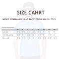thumbnail image 3 of Team 365 Men's Polo Shirts Short Sleeve Solid Collar Tees 100% Polyester Moisture-Wicking Polo (Sport Charity Pink, XL), 3 of 7