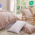 thumbnail image 4 of Catami Ruffle Design 7-piece Bed in a Bag Comforter Set with Sheets,Rose,Queen, 4 of 9