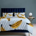 thumbnail image 3 of Colorful Yellow Banana 3D Duvet Cover Set Quilt Cover Theme of for Bedroom Decoration, 3 of 6