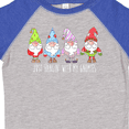 thumbnail image 4 of Inktastic Christmas Hangin with My Gnomies Boys or Girls Toddler T-Shirt, 4 of 5