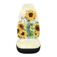 thumbnail image 3 of Jeiento Cross Car Seat Cover Front Seats Only Front Seat Protector Covers Sunflower Front Bucket Seat Covers Interior Auto Decor Universal Vehicles Accessories for Van Sedan SUV, 3 of 6