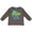 Charcoal Grey, variant on Inktastic Big Brother Again with Arrow Boys or Girls Long Sleeve Toddler T-Shirt
