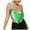 01 Green, variant on Women's Sexy Sparkly Halter Crop Tank Tops Sequin Open Back Deep V Neck Body Chain Clubwear Rave Vests