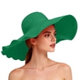 thumbnail image 2 of TFEOQRY Women's Sun Hat Extra Large Wide Brim Foldable Roll up Floppy Lightweight Bucket Hat for Summer Outdoor Travel, 2 of 8